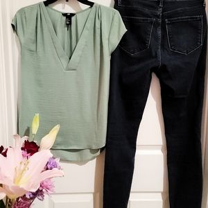 Stylish Old Navy Jean& H&M Top